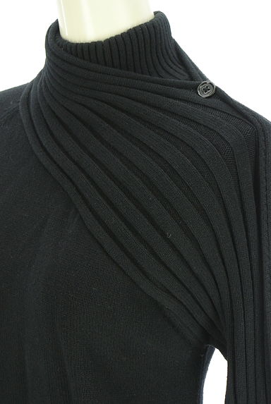 ADOLFO DOMINGUEZ（アドルフォドミンゲス）の古着「アシンメトリーハイネックニットトップス（ニット）」大画像４へ