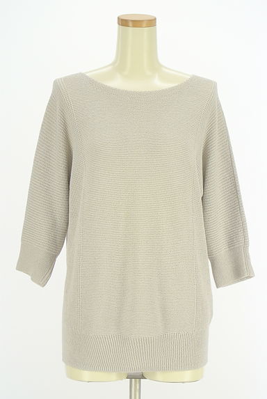 LAUTREAMONT（ロートレアモン）の古着「7分袖ローゲージニットトップス（ニット）」大画像１へ