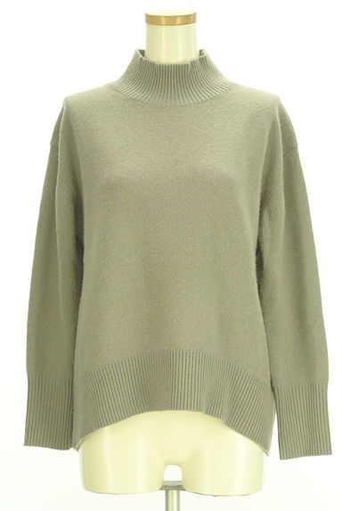 LAUTREAMONT（ロートレアモン）の古着「モックネックニットトップス（セーター）」大画像１へ