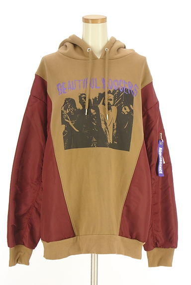 jouetie（ジュエティ）の古着「異素材切替裏起毛パーカー（スウェット・パーカー）」大画像１へ