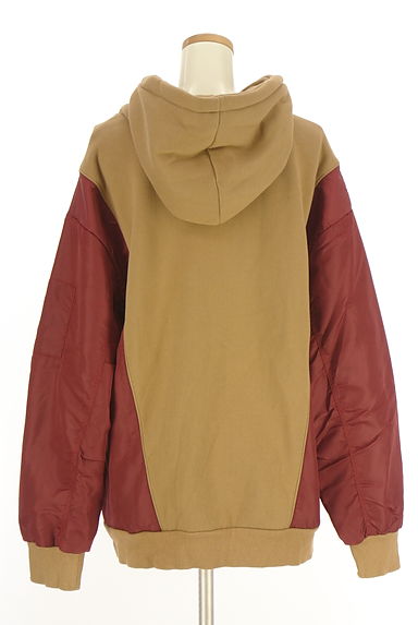 jouetie（ジュエティ）の古着「異素材切替裏起毛パーカー（スウェット・パーカー）」大画像２へ