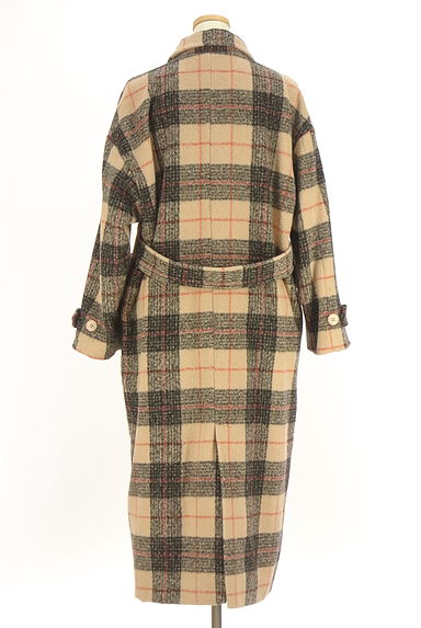 jouetie（ジュエティ）の古着「ドッキングベルトチェックロングコート（コート）」大画像２へ