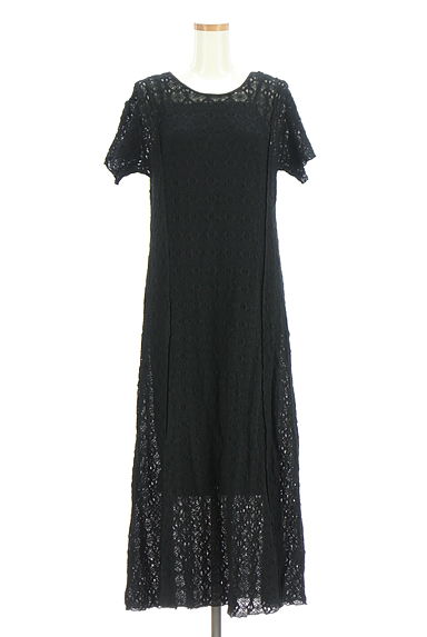 Kastane（カスタネ）の古着「透かし編みロングニットワンピース（ワンピース・チュニック）」大画像１へ