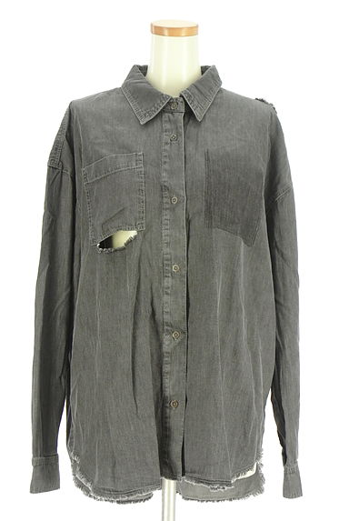 Kastane（カスタネ）の古着「ダメージ加工シャツ（カジュアルシャツ）」大画像１へ