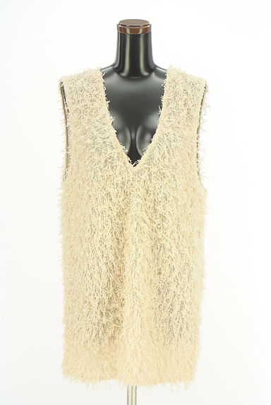 Kastane（カスタネ）の古着「ミドル丈ストレッチシャギーベスト（ベスト・ジレ）」大画像１へ