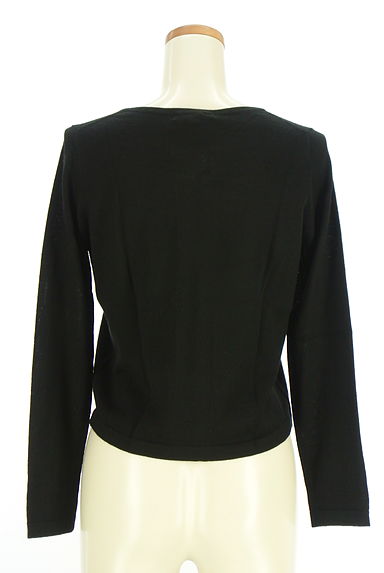 green label relaxing（グリーンレーベル リラクシング）の古着「ラインストーンラインニットカーディガン（カーディガン・ボレロ）」大画像２へ