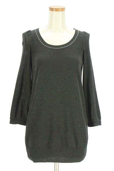 TOMORROWLAND（トゥモローランド）の古着「MACPHEE ラメステッチ入りニットトップス（ニット）」大画像１へ