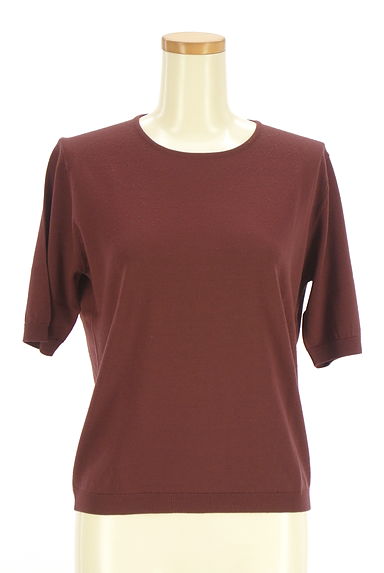 LEILIAN（レリアン）の古着「半袖ニットトップス（ニット）」大画像１へ