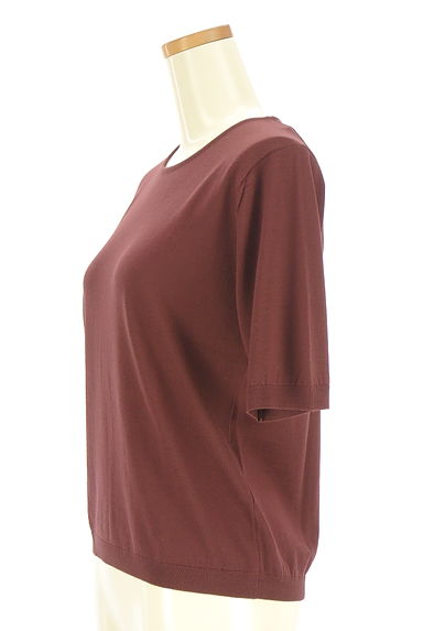 LEILIAN（レリアン）の古着「半袖ニットトップス（ニット）」大画像３へ