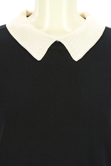 L'EQUIPE（レキップ）の古着「別ニット襟配色ニットトップス（ニット）」大画像４へ