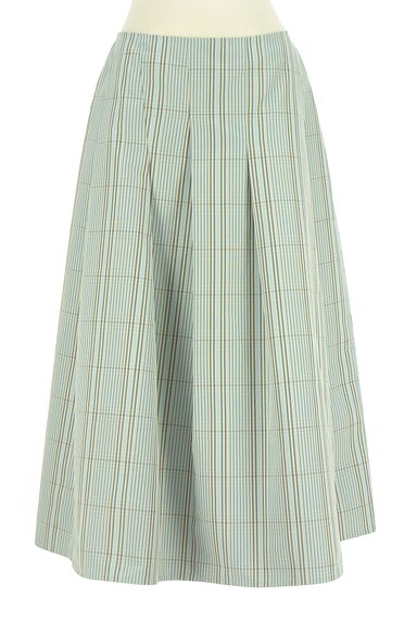 L'EQUIPE（レキップ）の古着「ロングチェックフレアスカート（ロングスカート・マキシスカート）」大画像１へ