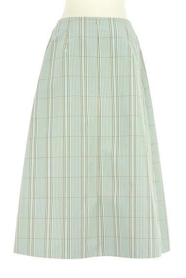 L'EQUIPE（レキップ）の古着「ロングチェックフレアスカート（ロングスカート・マキシスカート）」大画像２へ