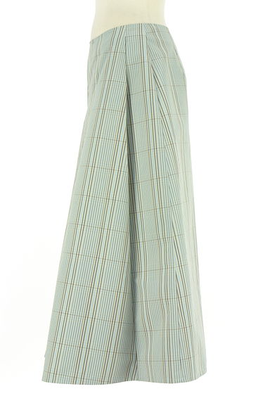 L'EQUIPE（レキップ）の古着「ロングチェックフレアスカート（ロングスカート・マキシスカート）」大画像３へ