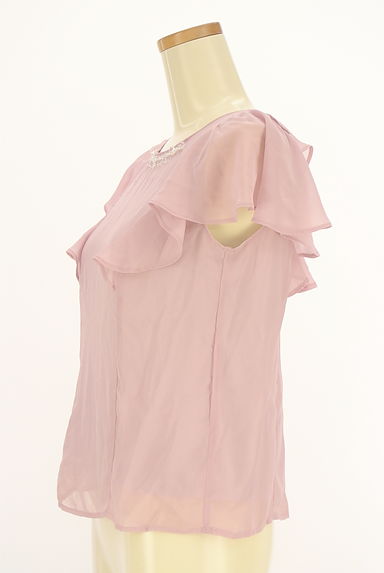 MISCH MASCH（ミッシュマッシュ）の古着「フリル袖シフォンカットソー（カットソー・プルオーバー）」大画像３へ