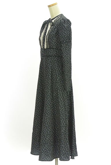 Her lip to（ハーリップトゥ）の古着「ドット柄ワンピース（ワンピース・チュニック）」大画像３へ