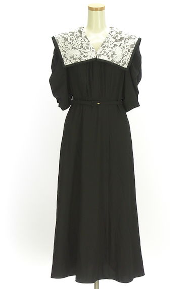 Her lip to（ハーリップトゥ）の古着「白レース襟ワンピース（ワンピース・チュニック）」大画像１へ