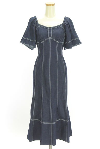 Her lip to（ハーリップトゥ）の古着「ストレッチマーメイドデニムワンピース（ワンピース・チュニック）」大画像１へ