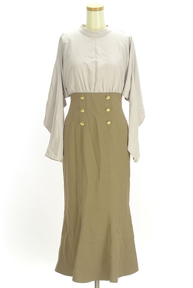 Her lip to（ハーリップトゥ）の古着「別地切替セットアップ風ワンピース（ワンピース・チュニック）」大画像１へ