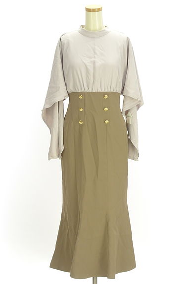 Her lip to（ハーリップトゥ）の古着「別地切替セットアップ風ワンピース（ワンピース・チュニック）」大画像４へ