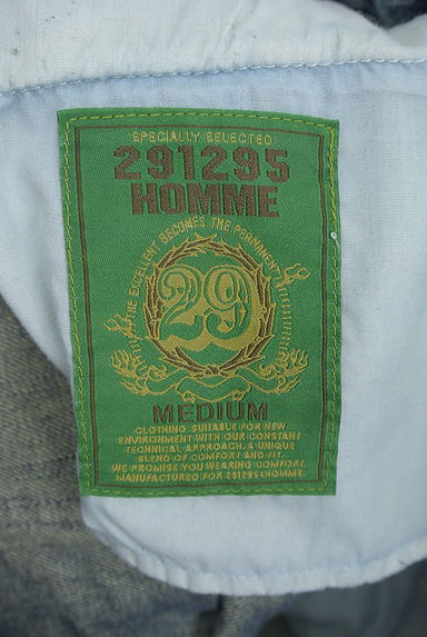 291295=HOMME（２９１２９５オム）の古着「プリントストレートデニムパンツ（デニムパンツ）」大画像６へ