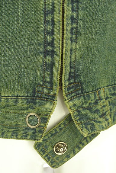 291295=HOMME（２９１２９５オム）の古着「ジップアップデニムジャケット（ブルゾン・スタジャン）」大画像５へ