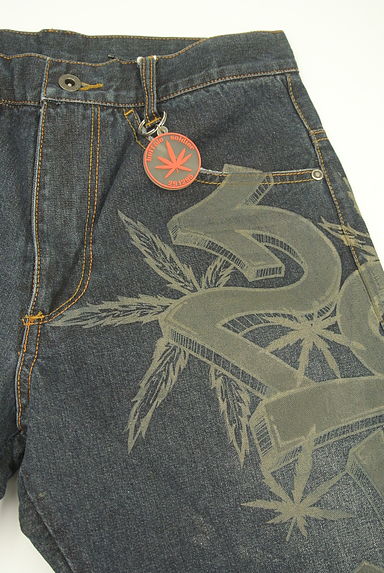 291295=HOMME（２９１２９５オム）の古着「プリントデニムパンツ（デニムパンツ）」大画像３へ