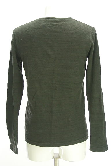 291295=HOMME（２９１２９５オム）の古着「ヘンリーネックプリントカットソー（カットソー・プルオーバー）」大画像２へ