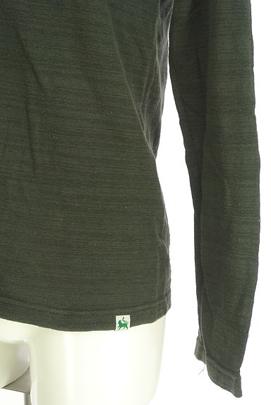 291295=HOMME（２９１２９５オム）の古着「ヘンリーネックプリントカットソー（カットソー・プルオーバー）」大画像５へ