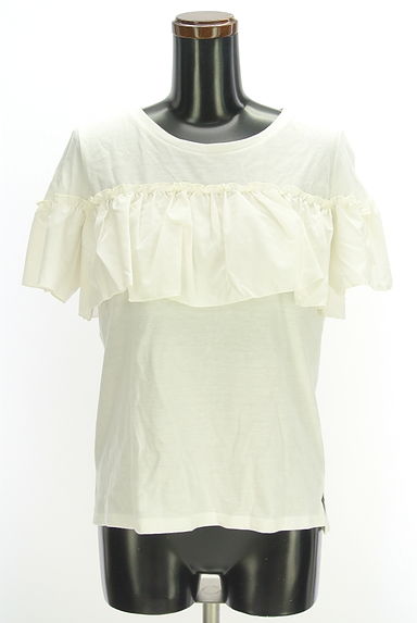 earth music&ecology（アースミュージック＆エコロジー）の古着「フリル付カットソー（カットソー・プルオーバー）」大画像１へ