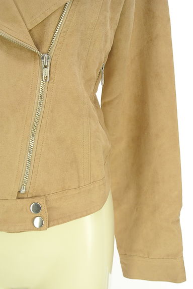 dazzlin（ダズリン）の古着「スウェード調ライダースジャケット（ブルゾン・スタジャン）」大画像５へ