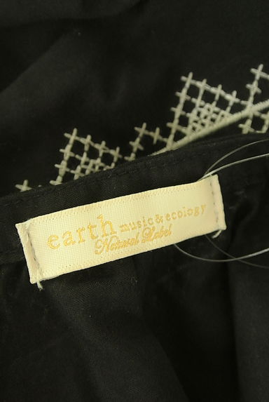 earth music&ecology（アースミュージック＆エコロジー）の古着「タッセル付きクロスステッチブラウス（カットソー・プルオーバー）」大画像６へ