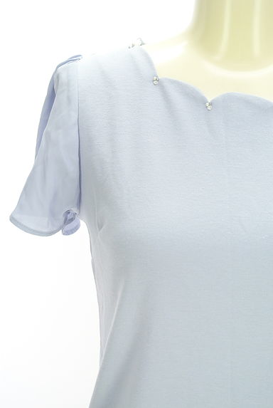 earth music&ecology（アースミュージック＆エコロジー）の古着「シフォン袖スカラップカットソー（カットソー・プルオーバー）」大画像４へ