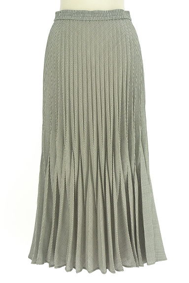 L'EQUIPE（レキップ）の古着「千鳥格子柄プリーツロングスカート（ロングスカート・マキシスカート）」大画像１へ