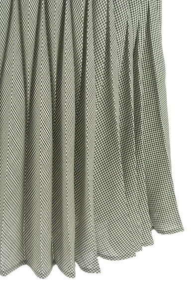 L'EQUIPE（レキップ）の古着「千鳥格子柄プリーツロングスカート（ロングスカート・マキシスカート）」大画像５へ