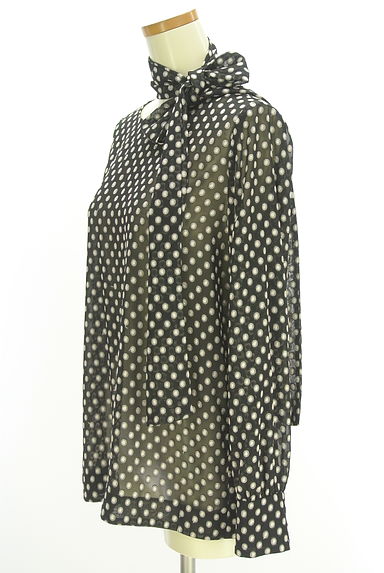 MOGA（モガ）の古着「ベルト付きシアードットブラウス（カットソー・プルオーバー）」大画像３へ