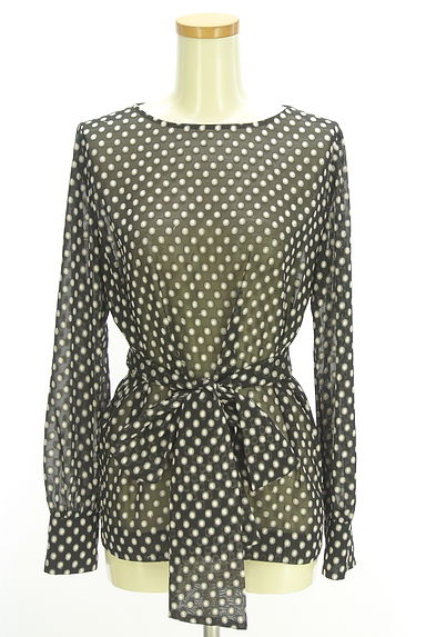 MOGA（モガ）の古着「ベルト付きシアードットブラウス（カットソー・プルオーバー）」大画像４へ