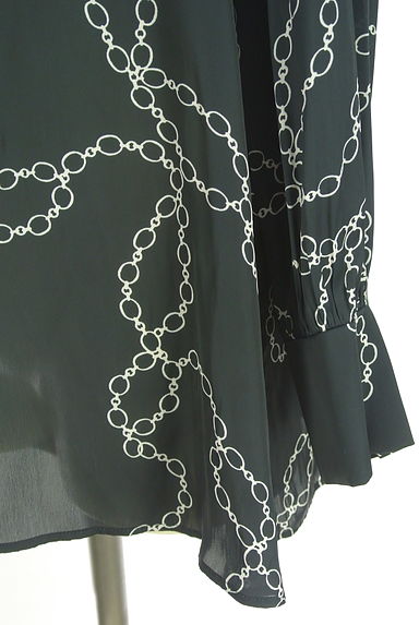 wb（ダブルビー）の古着「ハイネックボウタイブラウス（カットソー・プルオーバー）」大画像５へ