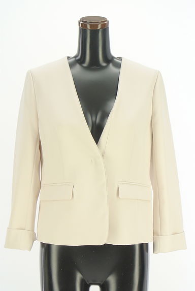 OPAQUE.CLIP（オペークドットクリップ）の古着「ノーカラージャケット（ジャケット）」大画像５へ