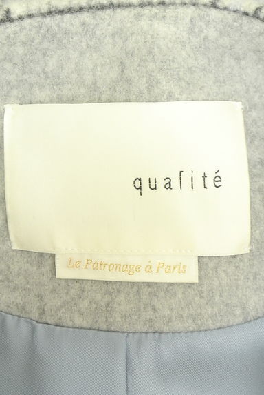qualite（カリテ）の古着「チェック柄起毛ショートコート（コート）」大画像６へ