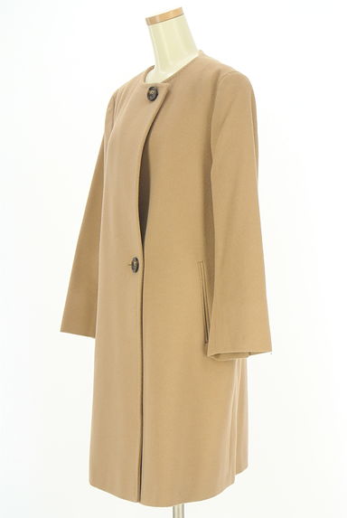 23区（ニジュウサンク）の古着「アンゴラ混ノーカラーロングコート（コート）」大画像３へ