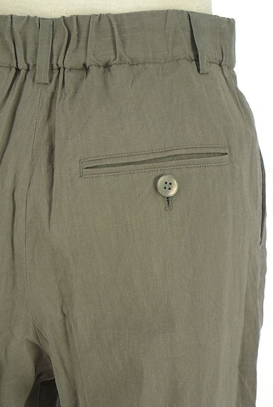 23区（ニジュウサンク）の古着「リネン混ストレートパンツ（パンツ）」大画像５へ