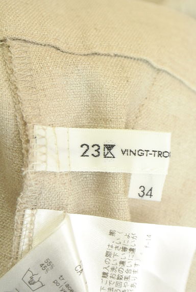 23区（ニジュウサンク）の古着「リネンライクスラックスパンツ（パンツ）」大画像６へ