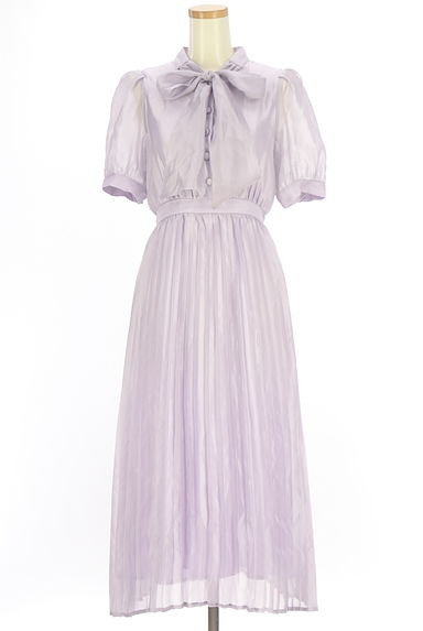 An MILLE（アンミール）の古着「光沢シアープリーツロングワンピース（ワンピース・チュニック）」大画像１へ