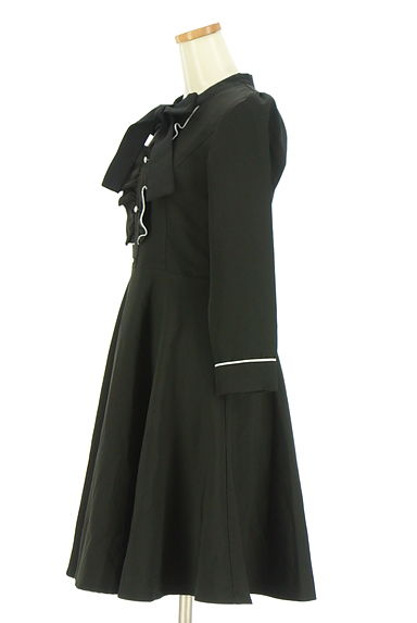 An MILLE（アンミール）の古着「パイピング膝丈フレアワンピース（ワンピース・チュニック）」大画像３へ