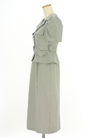 An MILLE（アンミール）の古着「セットアップ風千鳥格子柄ワンピース（ワンピース・チュニック）」大画像３へ