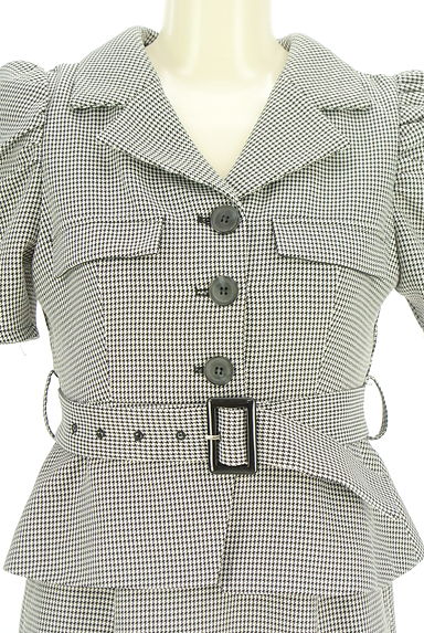 An MILLE（アンミール）の古着「セットアップ風千鳥格子柄ワンピース（ワンピース・チュニック）」大画像４へ