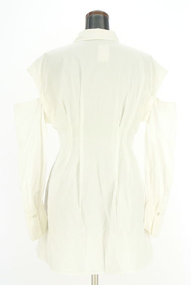 An MILLE（アンミール）の古着「オープンショルダーシャツチュニック（ワンピース・チュニック）」大画像２へ