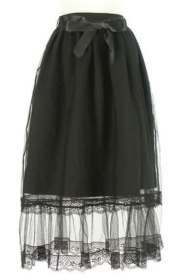 evelyn（エブリン）の古着「ティアードフリルチュールスカート（ロングスカート・マキシスカート）」大画像１へ