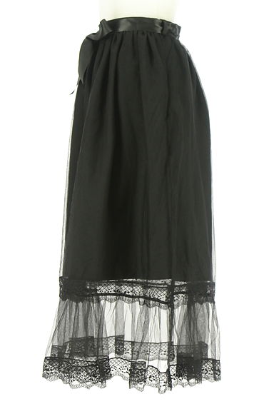 evelyn（エブリン）の古着「ティアードフリルチュールスカート（ロングスカート・マキシスカート）」大画像３へ