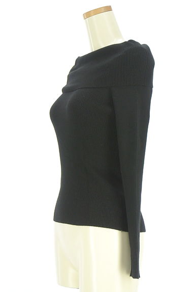 NATURAL BEAUTY BASIC（ナチュラルビューティベーシック）の古着「オフタートルネックリブニットトップス（ニット）」大画像３へ